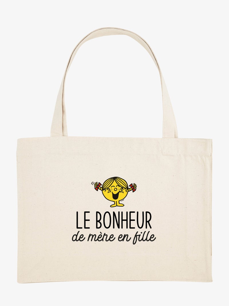 Grote shopper LE BONHEUR DE MERE EN FILLE Beige - Kiabi