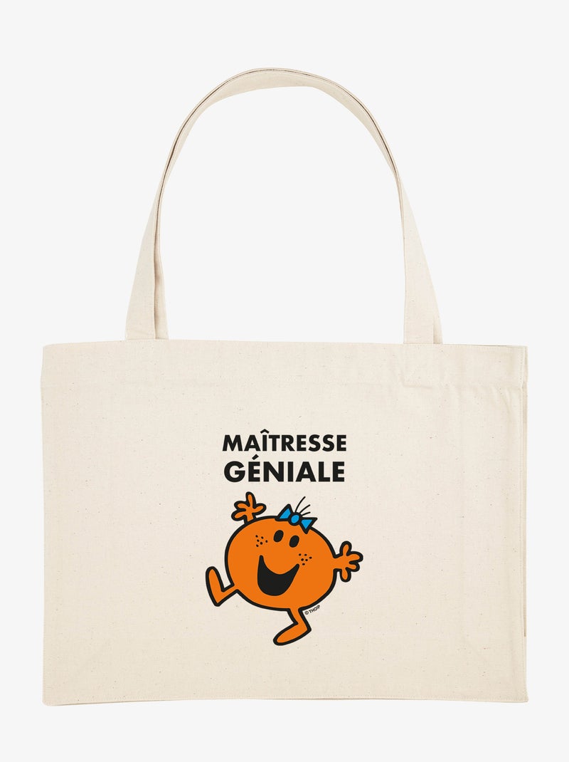 Grote shopper MAITRESSE GENIALE Beige - Kiabi
