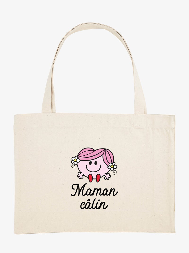 Grote shopper MAMAN CALIN COEUR Beige - Kiabi