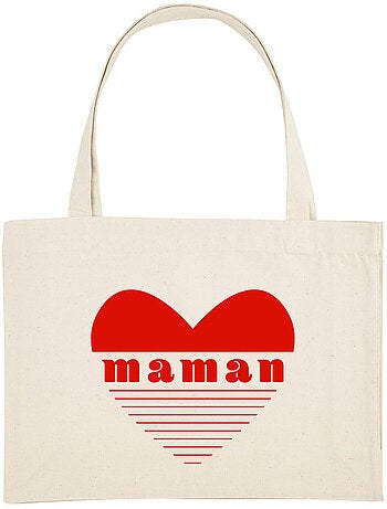 Grote shopper MAMAN CŒUR ROUGE
