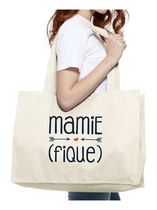 Grote shopper MAMIE (FIQUE) - Kiabi Grote shopper MAMIE (FIQUE) - Kiabi