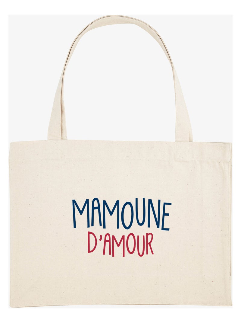 Grote shopper MAMOUNE D'AMOUR Beige - Kiabi