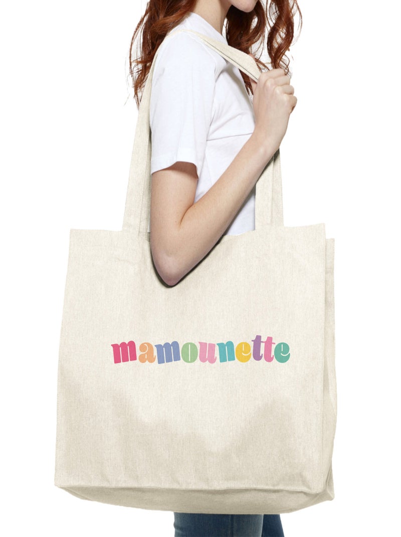 Grote shopper MAMOUNETTE COLORE 2 Beige - Kiabi