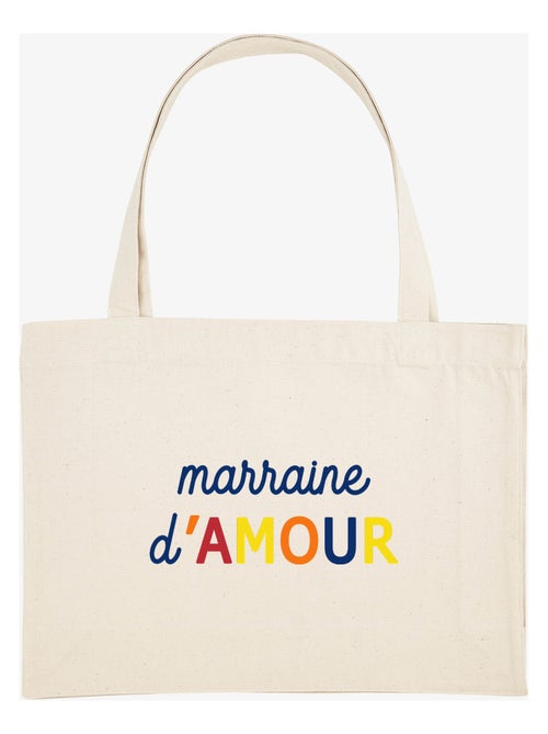 Grote shopper MARRAINE D'AMOUR COLORÉE WAF - Kiabi Grote shopper MARRAINE D'AMOUR COLORÉE WAF - Kiabi