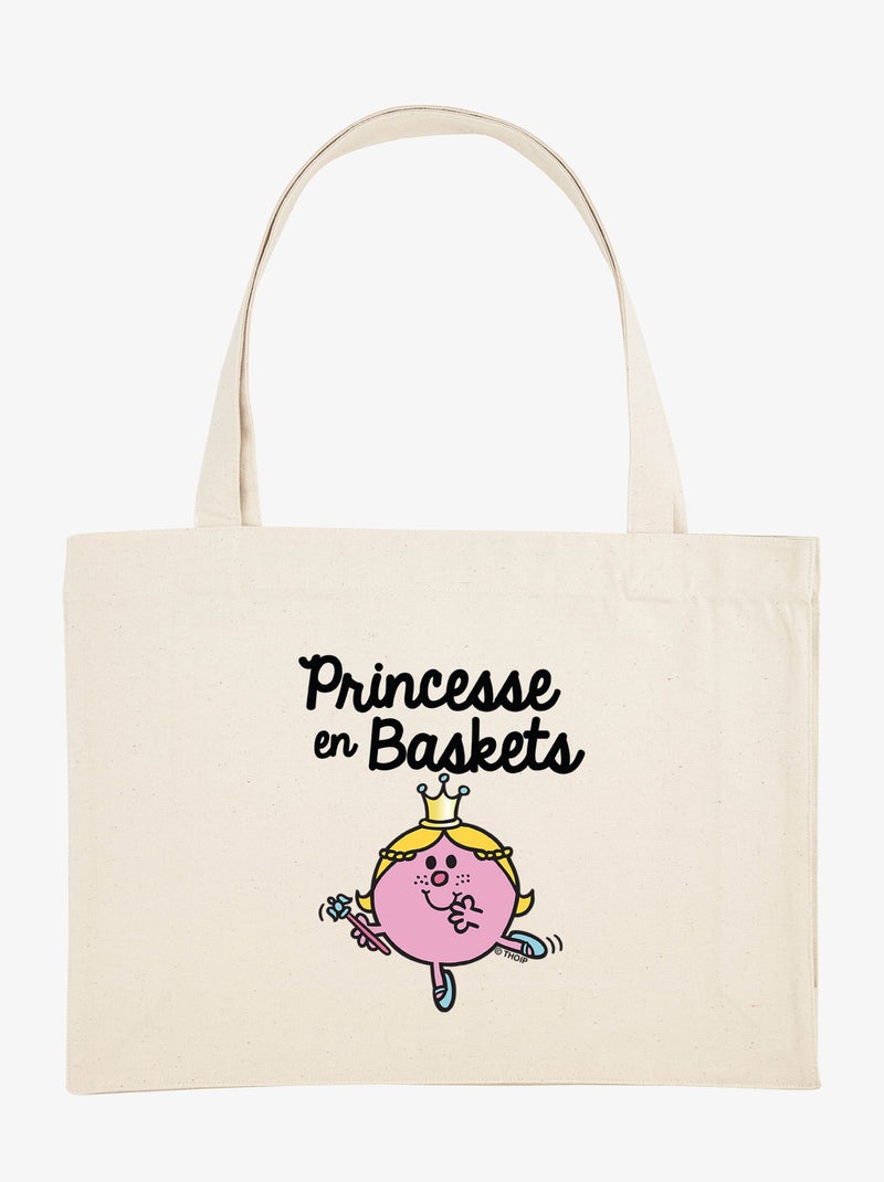 Grote shopper PRINCESSE EN BASKET Beige - Kiabi
