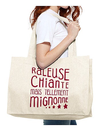 Grote shopper RÂLEUSE, CHIANTE, MAIS TELLEMENT MIGNONNE