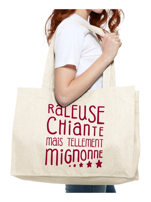 Grote shopper RÂLEUSE, CHIANTE, MAIS TELLEMENT MIGNONNE - Kiabi Grote shopper RÂLEUSE, CHIANTE, MAIS TELLEMENT MIGNONNE - Kiabi