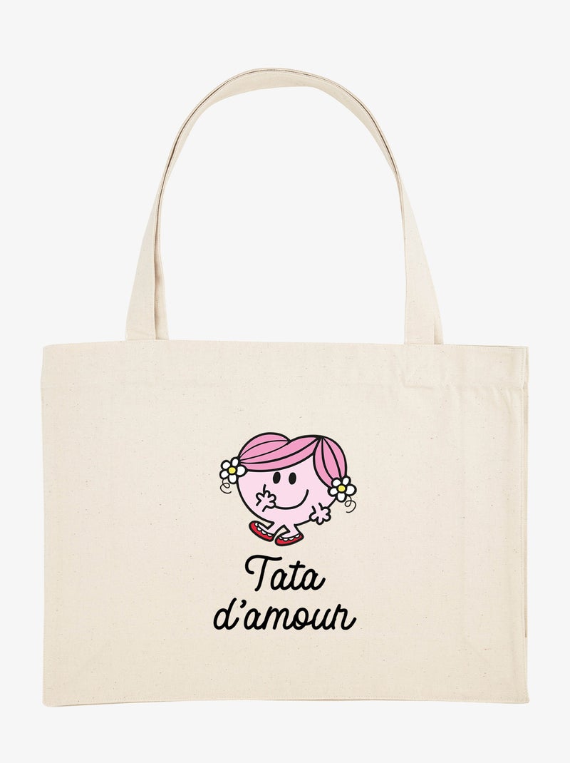 Grote shopper TATA D AMOUR COEUR Beige - Kiabi