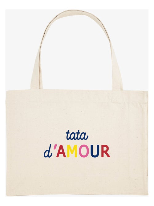 Grote shopper TATA D'AMOUR COLORÉE WAF - Kiabi Grote shopper TATA D'AMOUR COLORÉE WAF - Kiabi