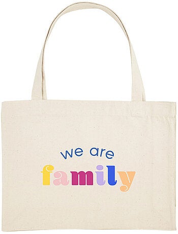 Grote shopper WE ARE FAMILY