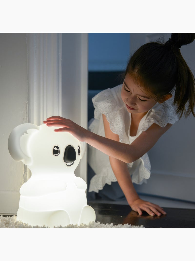 Grote siliconen koala nachtlamp voor kinderen Wit - Kiabi
