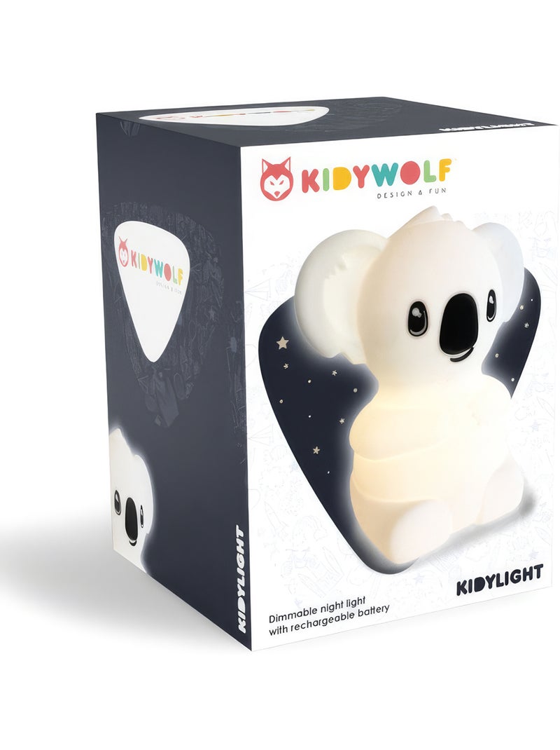 Grote siliconen koala nachtlamp voor kinderen Wit - Kiabi