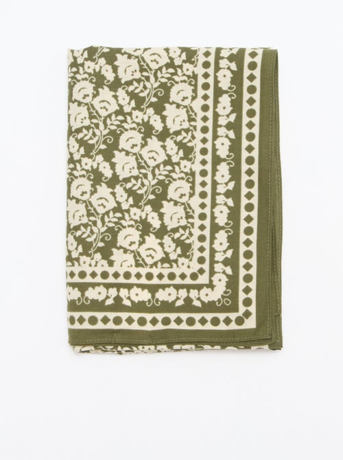 Grote vierkante sjaal - 100 x 100 cm - Kiabi