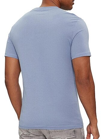 Guess aidy lichtblauw t-shirt voor heren