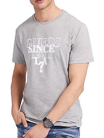 Guess blurry grijs t-shirt voor heren