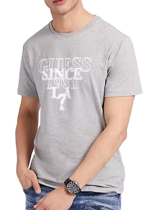 Guess blurry grijs t-shirt voor heren - Kiabi Guess blurry grijs t-shirt voor heren - Kiabi