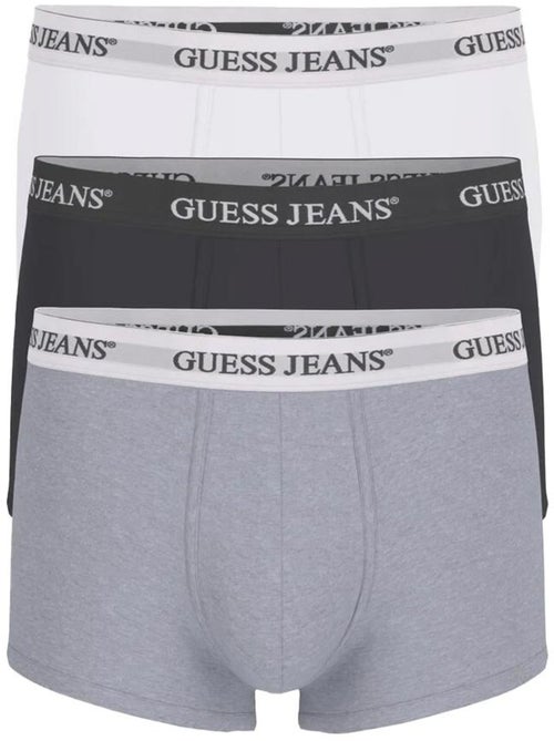Guess boxershorts heren zwart/wit/grijs - 3-pack - Kiabi Guess boxershorts heren zwart/wit/grijs - 3-pack - Kiabi