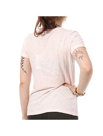 Guess college t-shirt voor dames met roos