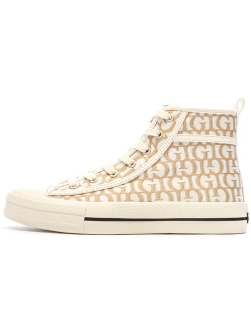 Guess Colyn Dames Sneakers Wit/Bruin - Kiabi Guess Colyn Dames Sneakers Wit/Bruin - Kiabi