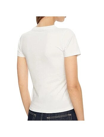 Guess dames t-shirt met bloemenprint - wit
