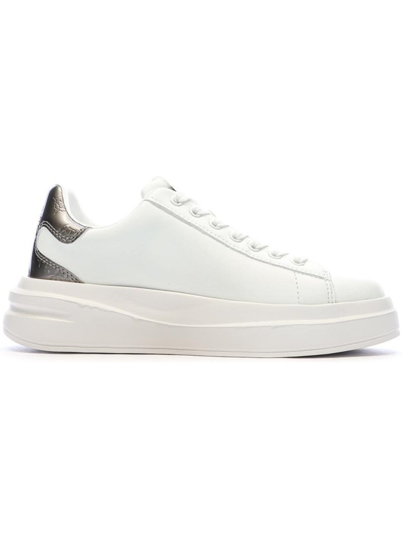 Guess Elbina Dames Sneakers Wit/Zilver Wit - Kiabi