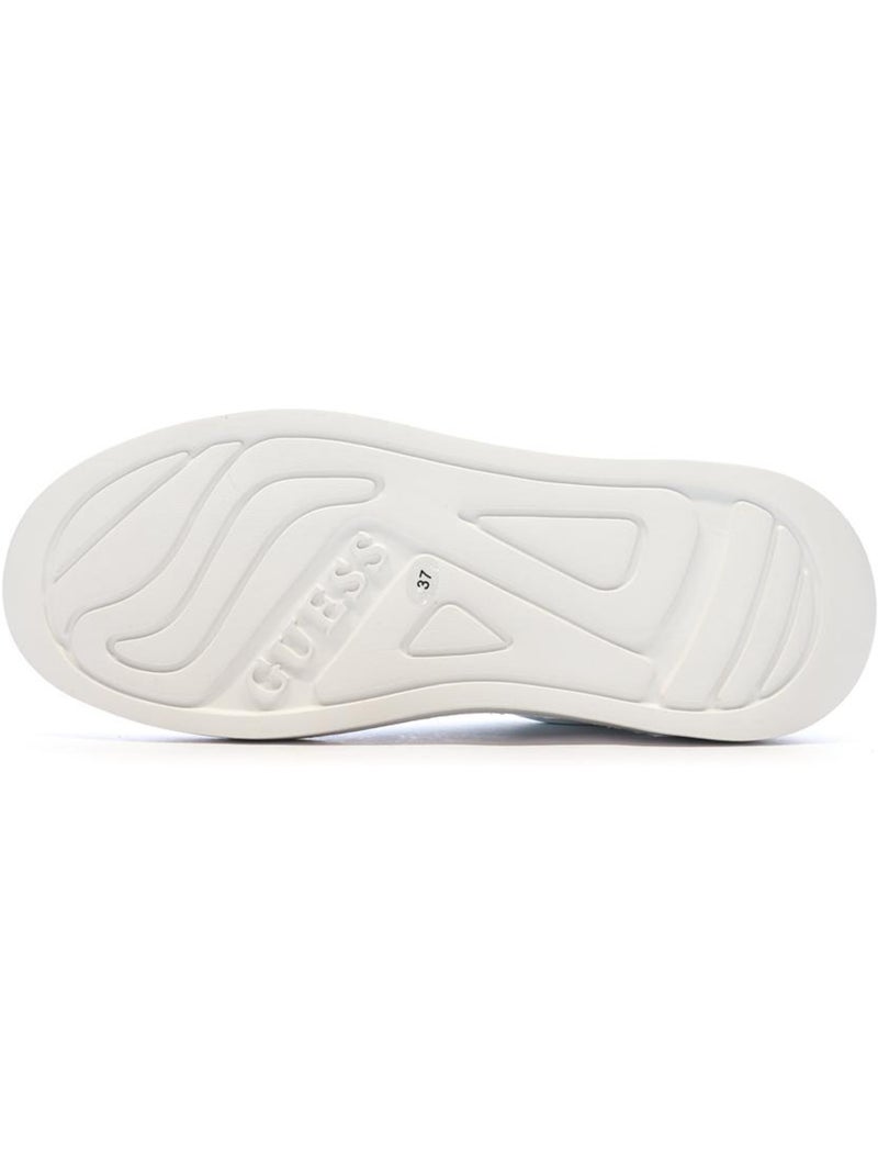 Guess Elbina Dames Sneakers Wit/Zilver Wit - Kiabi