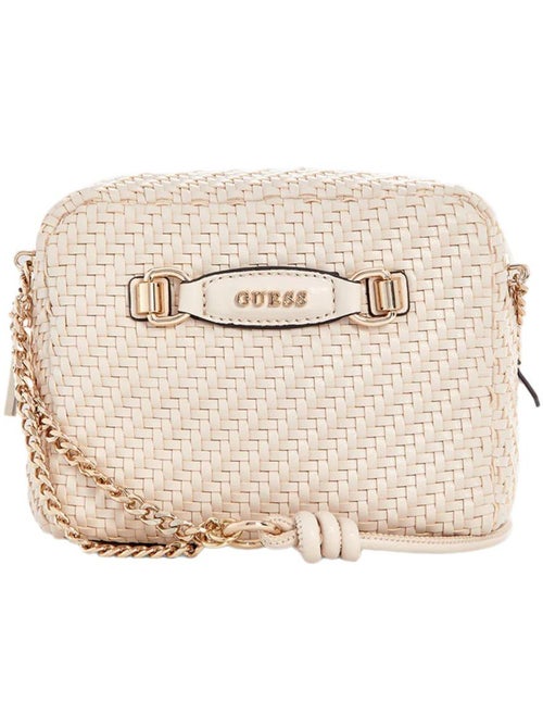 Guess francy camera crossbody tas beige voor dames - Kiabi