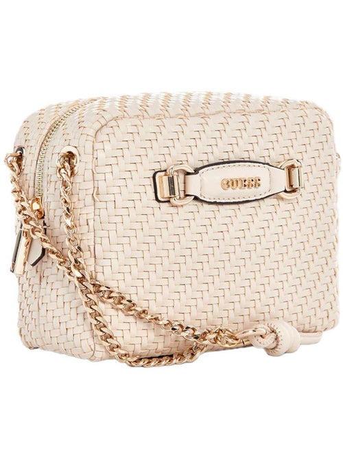 Guess francy camera crossbody tas beige voor dames - Kiabi