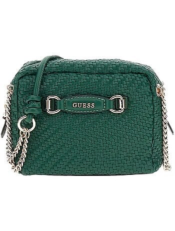 Guess francy camera crossbody tas beige voor dames