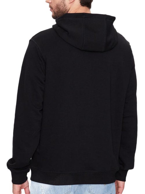 Guess geborduurd zwart heren hoodie - Kiabi