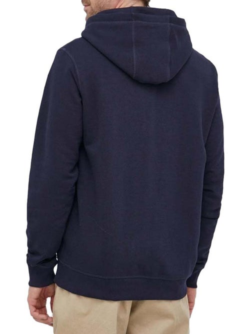 Guess heren hoodie marineblauw geborduurd - Kiabi