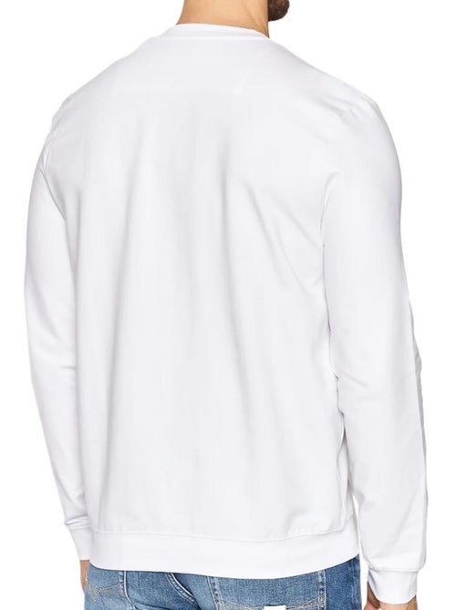 Guess heren sweatshirt met driehoek logo wit - Kiabi Guess heren sweatshirt met driehoek logo wit - Kiabi