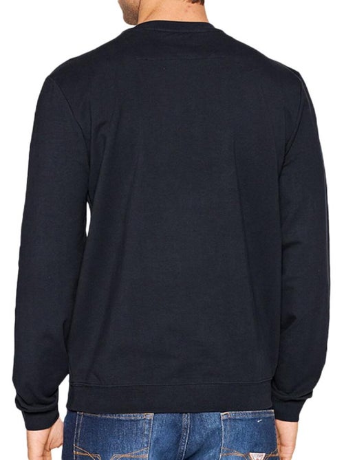 Guess heren sweatshirt met driehoekig logo - marineblauw - Kiabi Guess heren sweatshirt met driehoekig logo - marineblauw - Kiabi