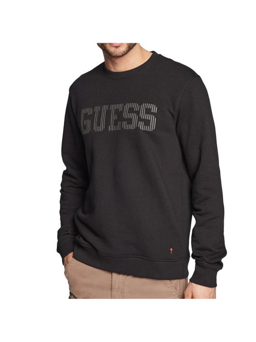 Guess heren sweatshirt zwart - comfortabele fleece trui - Kiabi