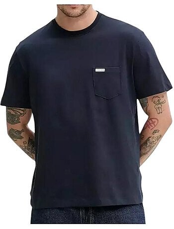 Guess heren t-shirt m5ri74k8fq4 - marineblauw