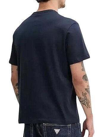 Guess heren t-shirt m5ri74k8fq4 - marineblauw