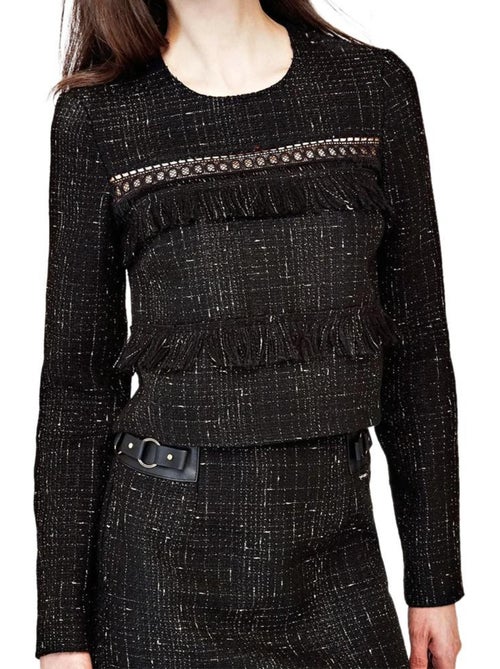 Guess holly zwart/gouden damestop - Kiabi