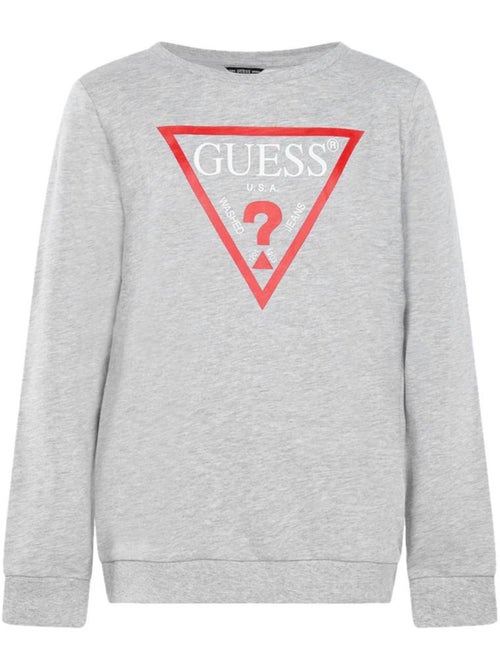 Guess Jongens Grijs Sweatshirt - Kiabi Guess Jongens Grijs Sweatshirt - Kiabi