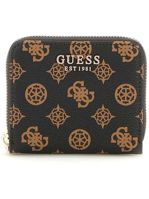 Guess laurel kleine bruine dames portemonnee - Kiabi
