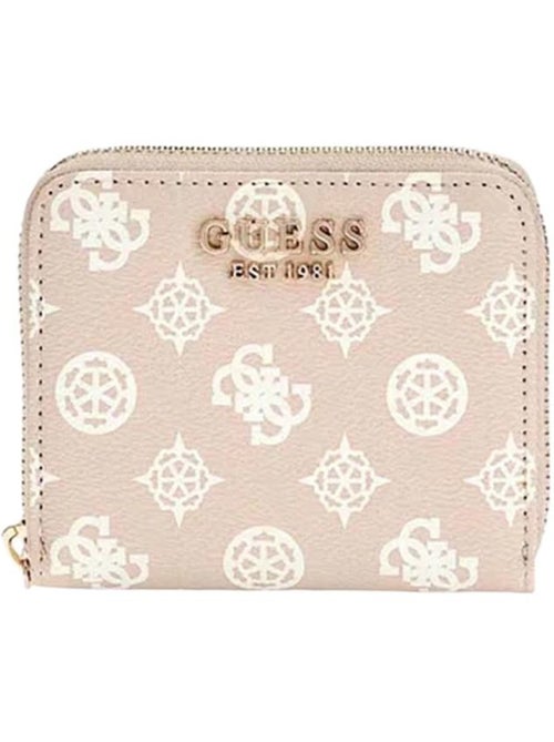 Guess laurel kleine roze damesportemonnee - Kiabi
