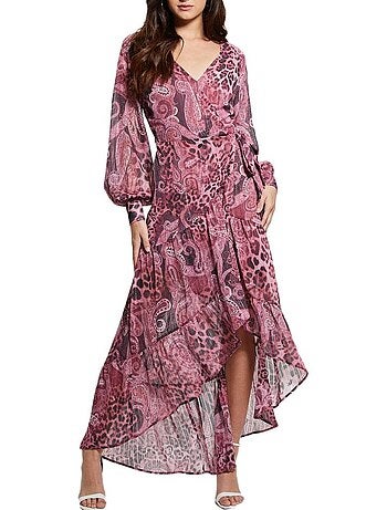Guess nuovo bahia damesjurk met blauw patroon