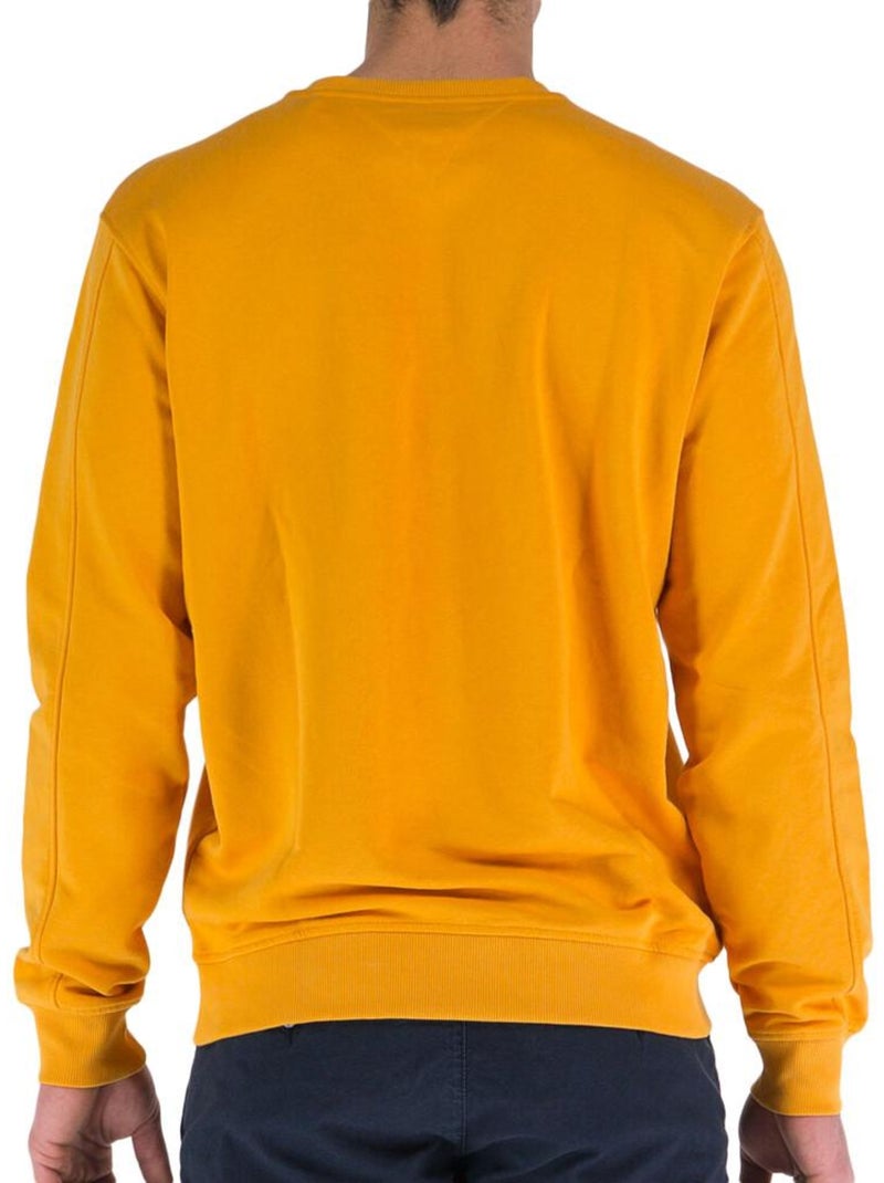 Guess oranje heren sweatshirt - comfortabele fleece trui Oranje - Kiabi
