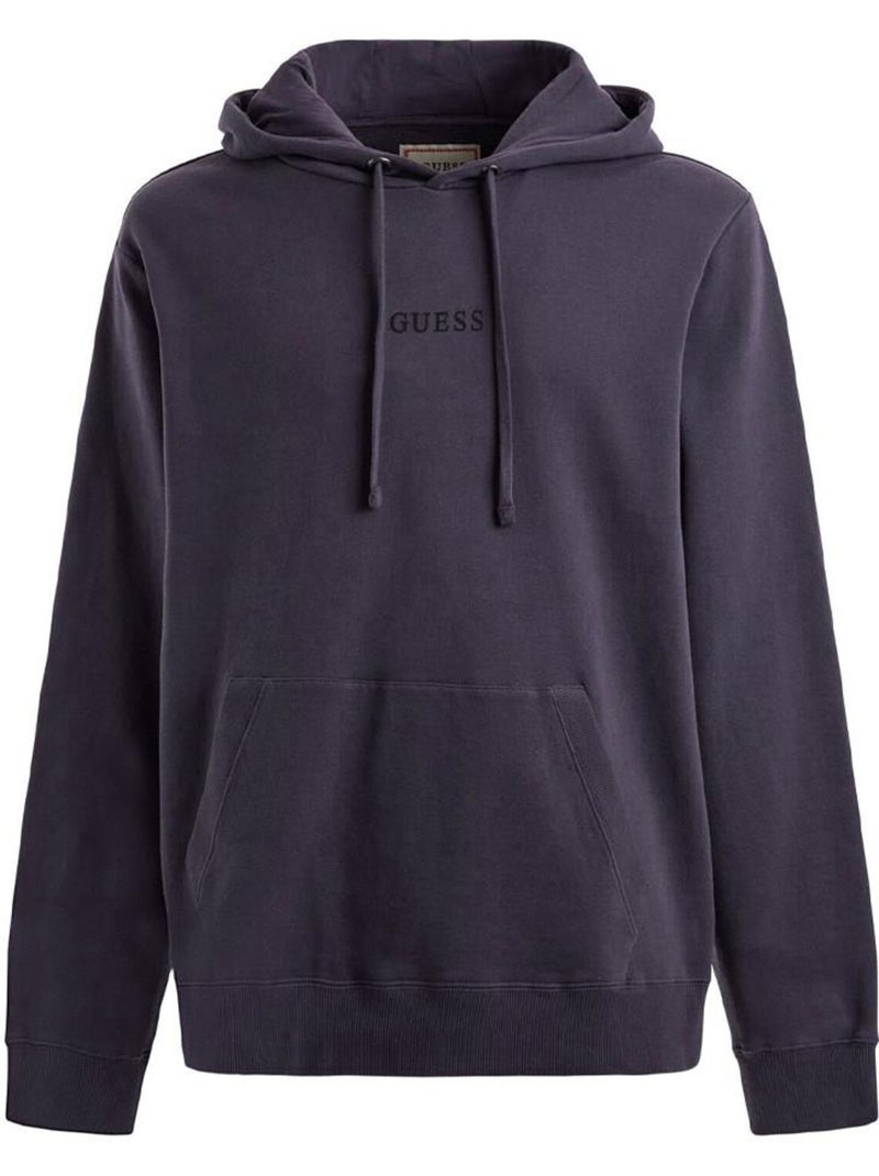 Guess roy donkerpaarse hoodie voor heren Paars - Kiabi