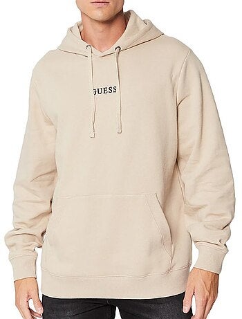 Guess roy donkerpaarse hoodie voor heren
