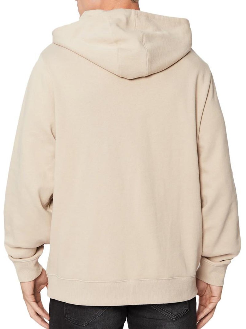 Guess roy heren hoodie beige - comfortabele trui met capuchon Beige - Kiabi