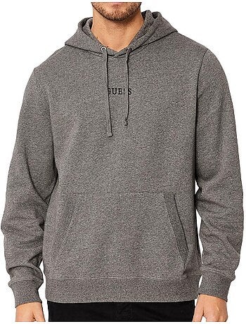 Guess roy donkerpaarse hoodie voor heren