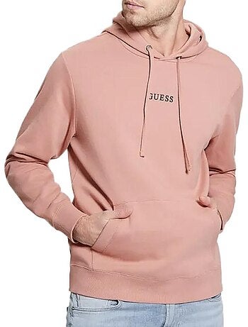 Guess roy donkerpaarse hoodie voor heren