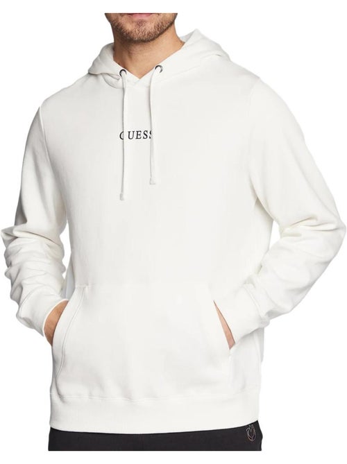 Guess roy heren hoodie wit - Kiabi