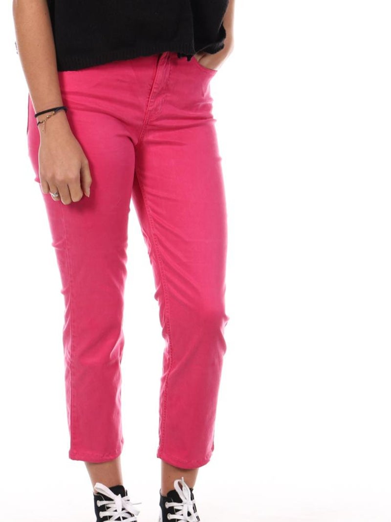 Guess Roze Straight Leg Jeans voor Dames W1GB19W93CD Roze - Kiabi