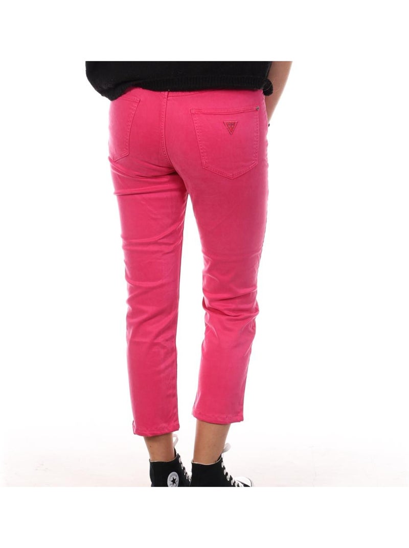 Guess Roze Straight Leg Jeans voor Dames W1GB19W93CD Roze - Kiabi